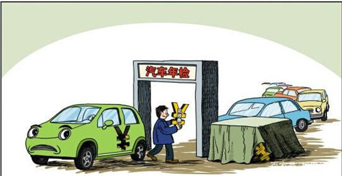 交警大队：怎样去掉汽车年检标志